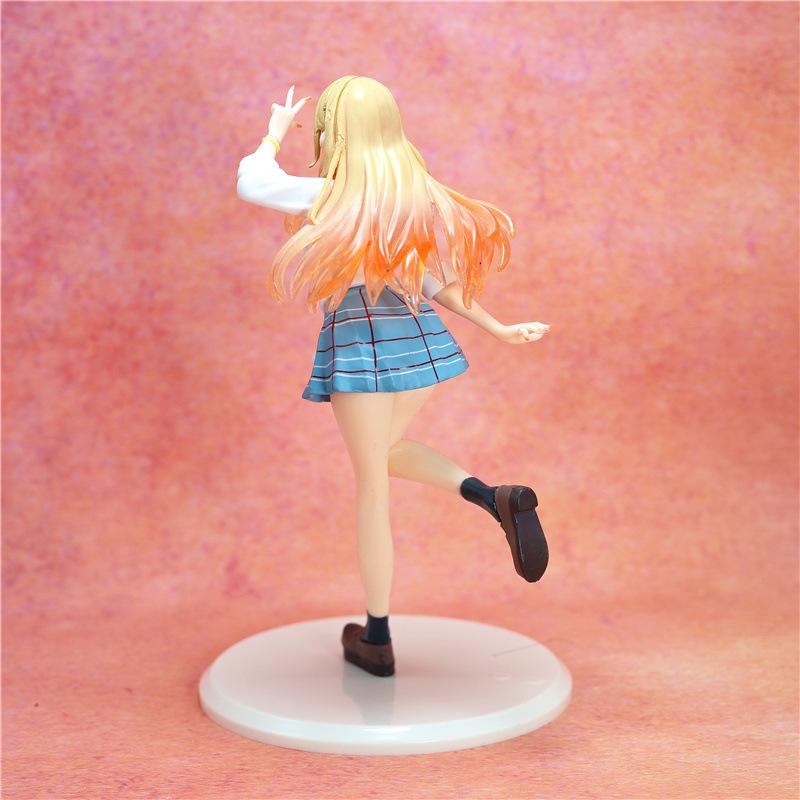 New Anime My Dress-Up Darling Kitagawa Marin Liz Desktop Cute School Uniform Model PVC Action Figure Collectible Toy Gift