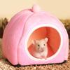 Hamster Nest for Small Animals, Cozy Bed Cave Winter