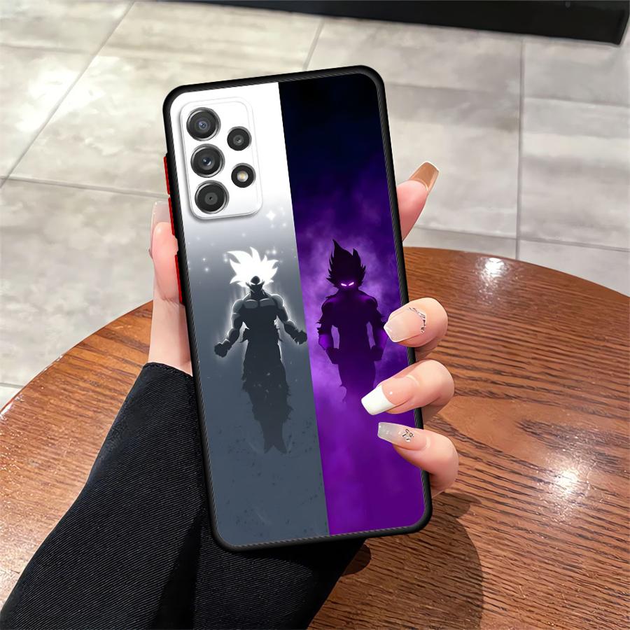 Case for Samsung Galaxy A14 A15 A16 A12 A05 A30 A70 Note 20 Ultra 10+ 9 8 A13 A50 A06 Back Phone Cover Dragon Ball Goku Vegeta