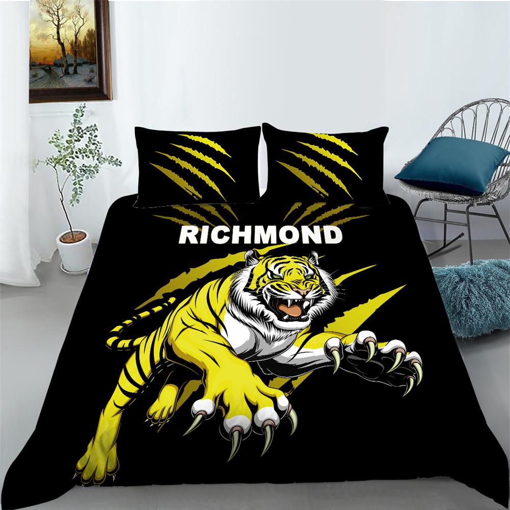 2023 Bettwäsche-Set im neuen Stil, Anzug, Tiger-Muster, Bettbezug, Hunde, Bettbezug, Lions, Teenager, Jungen, Einzelbett-Set, Heimtextilien mit Kissenbezug