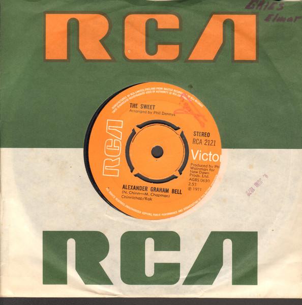 

7inch Record SWEET - Alexander Graham Bell RCA2121 RCA Victor 1971 UK Rock Used