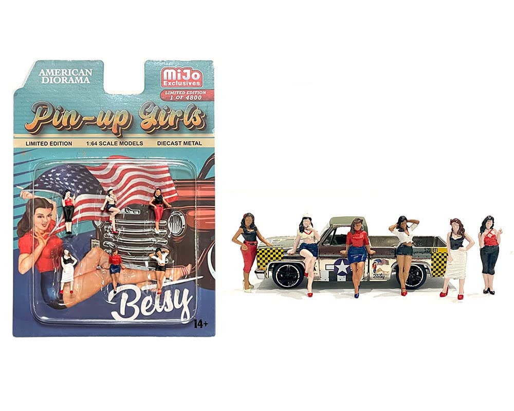 American Diorama Figure Girls 70s American Diorama Figure Girls Mijo Limited 1/64 Pin-Up Pin-Up [Used]