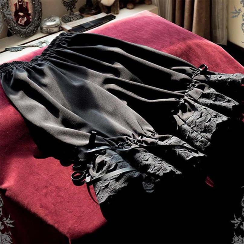 Okouzlující letní móda Dámské retro palácový styl Elastický pas Krajka Ležérní Volné Pohodlné Středně dlouhé kalhoty