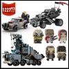 MOC Mad Maxed War Riged Gigahorsed Reisigered Car Model Building Blocks Vehicle Immortan Joer Toys Bricks Xmas Gifts