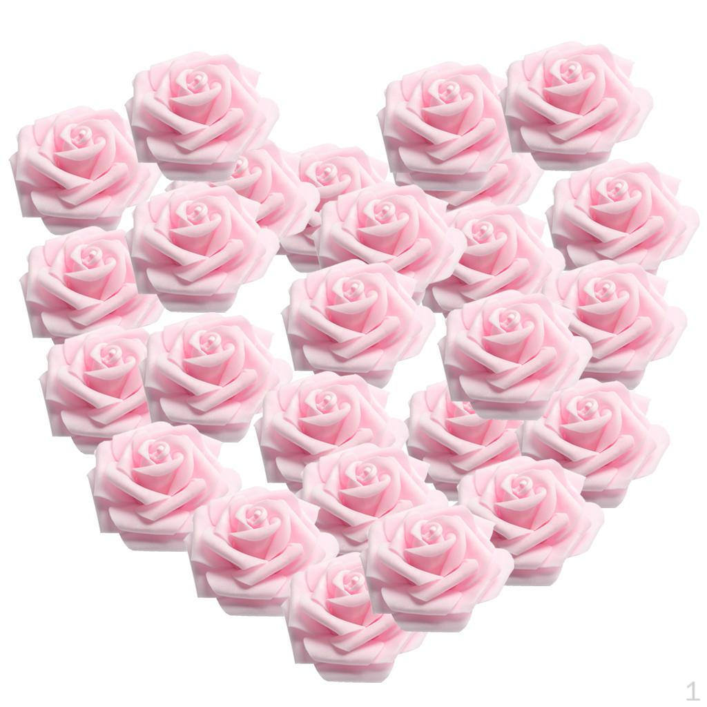100 Foam Roses Bouquet for Bridal Shower Decor