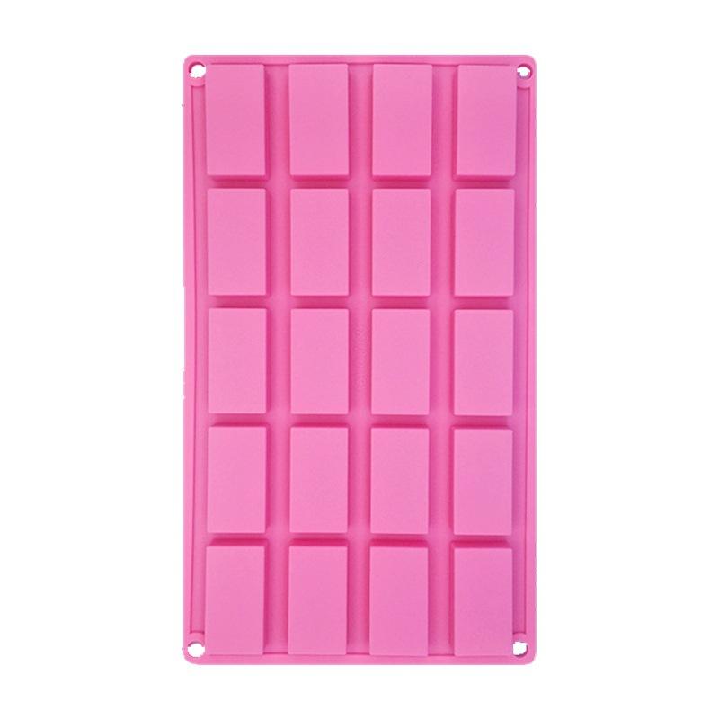 1 ks 10 Obdĺžnikový Štvorcový Silikónový Forma na Pečenie Koláčov Čokoládová Kocka, Forma na Aromaterapeutické Tablety