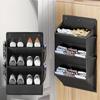 RV Shoe Organizer 3-Layer Narrow Space Organizer Vertical Narrow Space Rack For Shoe Sneaker Wardrobe Purse Towel Clothes
