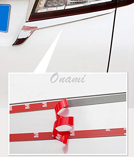 Onami Toyota Alphard (30 Series) Tail Lamp Garnish, Tail Light Frame Accessories, Exterior Parts, ABS, 2-Piece Set [Mirror Finish, Plated] ALPD-18-S