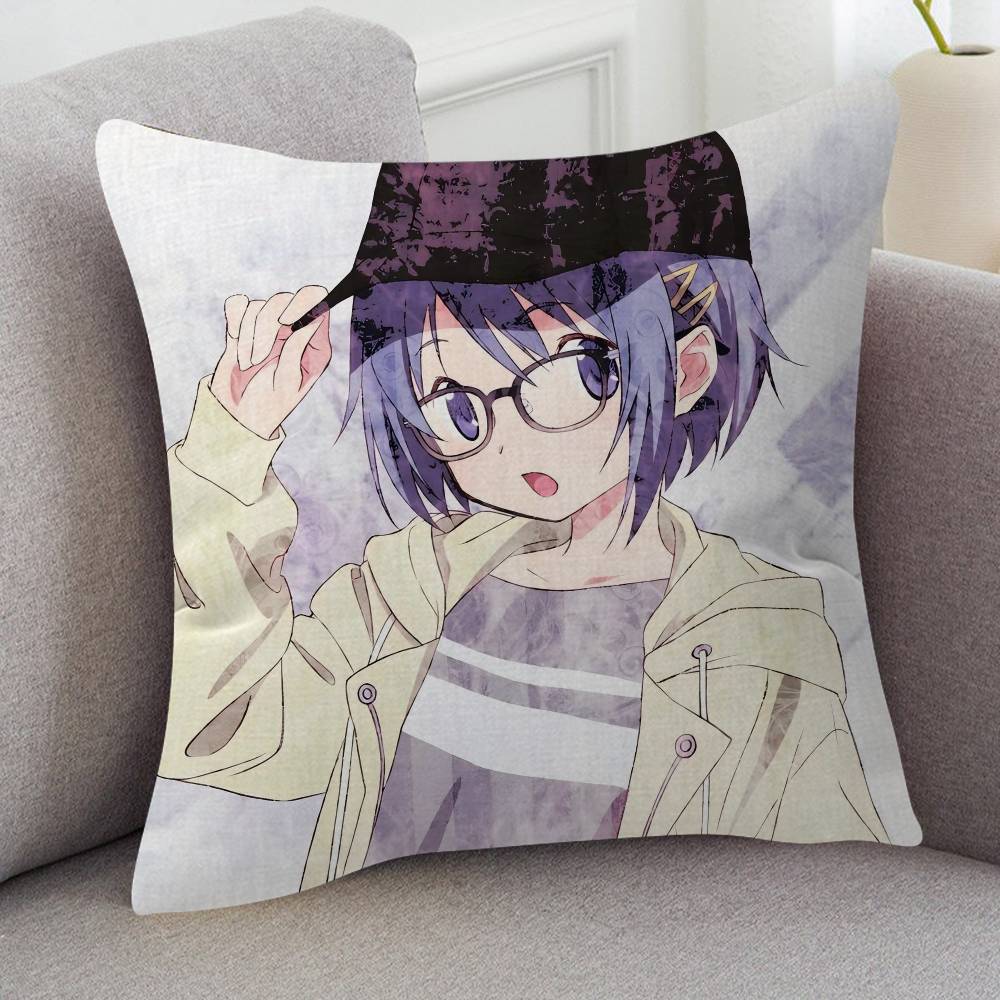 Anime Puella Magi Madoka Magica Pillowcase Toon Gift Cushion Cover Bedroom Home Sofa Chair Seat Decor Pillow Case