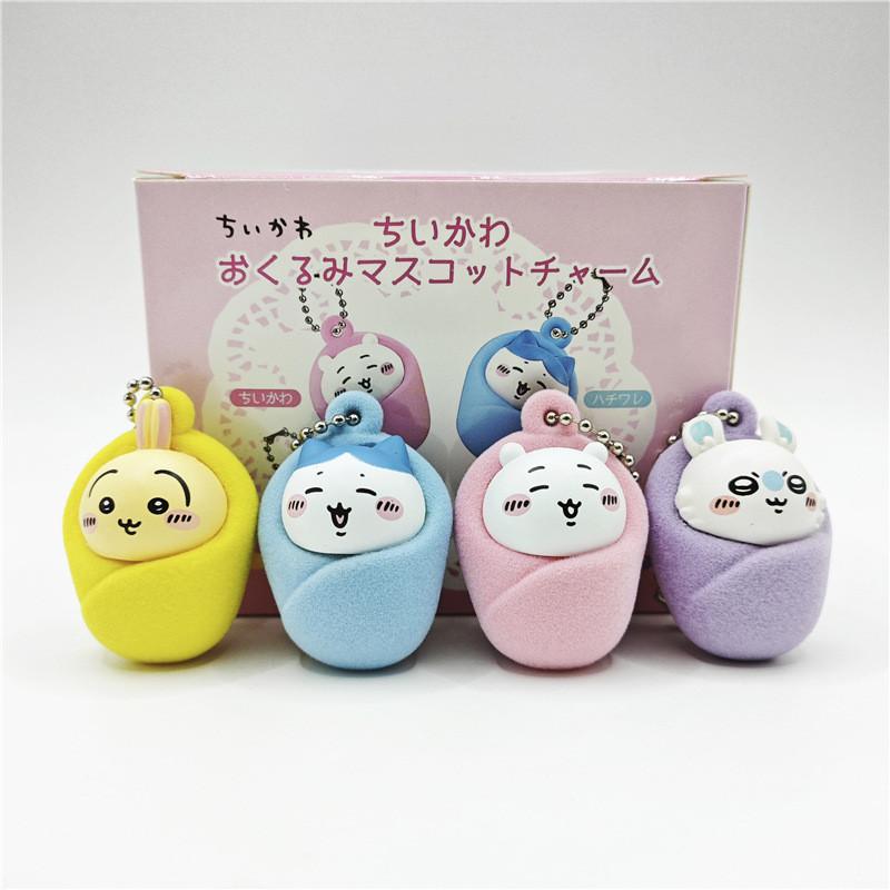 Chiikawa Baby With Swaddling Clothes Pvc Action Figures Model Toy Gift Pendant