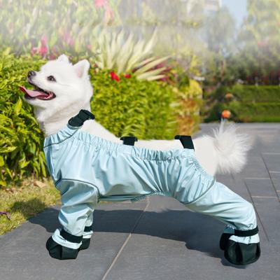 Dog Boots Leggings Waterproof Suspender Booties Anti-Slip Dog Paw Protector Dirty-Proof Dog