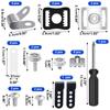 31Pcs Football Helmet Repair Kit Screws Nuts Gaskets Clips Screwdriver Hockey Helmet Replacement Parts Sports Helmet Repair Kit