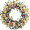 Wieniec z tulipanów Ozdoba wisząca Walentynki Wielkanoc Dekoracja Plastikowy girlanda kwiatowa 40/45/50cm