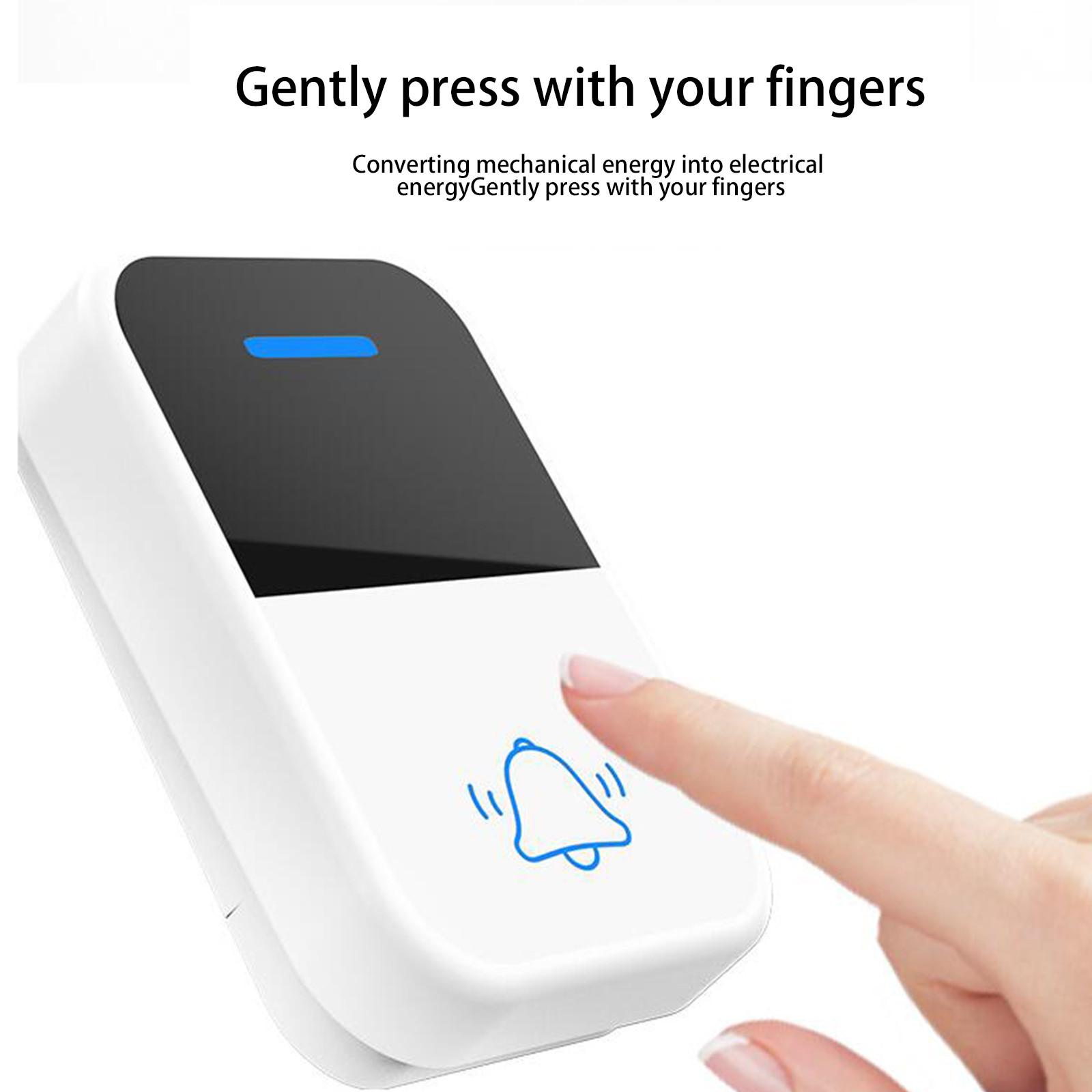 Бытовой беспроводной дверной звонок Беспроводная связь Водонепроницаемый — фото 3