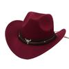 Unisex Trendy Western Cowboy Hat Cowgirl Cap Fedoras Costume Accessory For Halloween Christmas Birthday Masquerade Party Hats