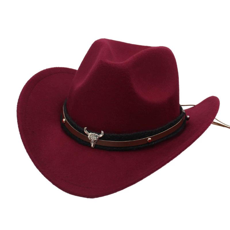 Unisex Trendy Western Cowboy Hat Cowgirl Cap Fedoras Costume Accessory For Halloween Christmas Birthday Masquerade Party Hats