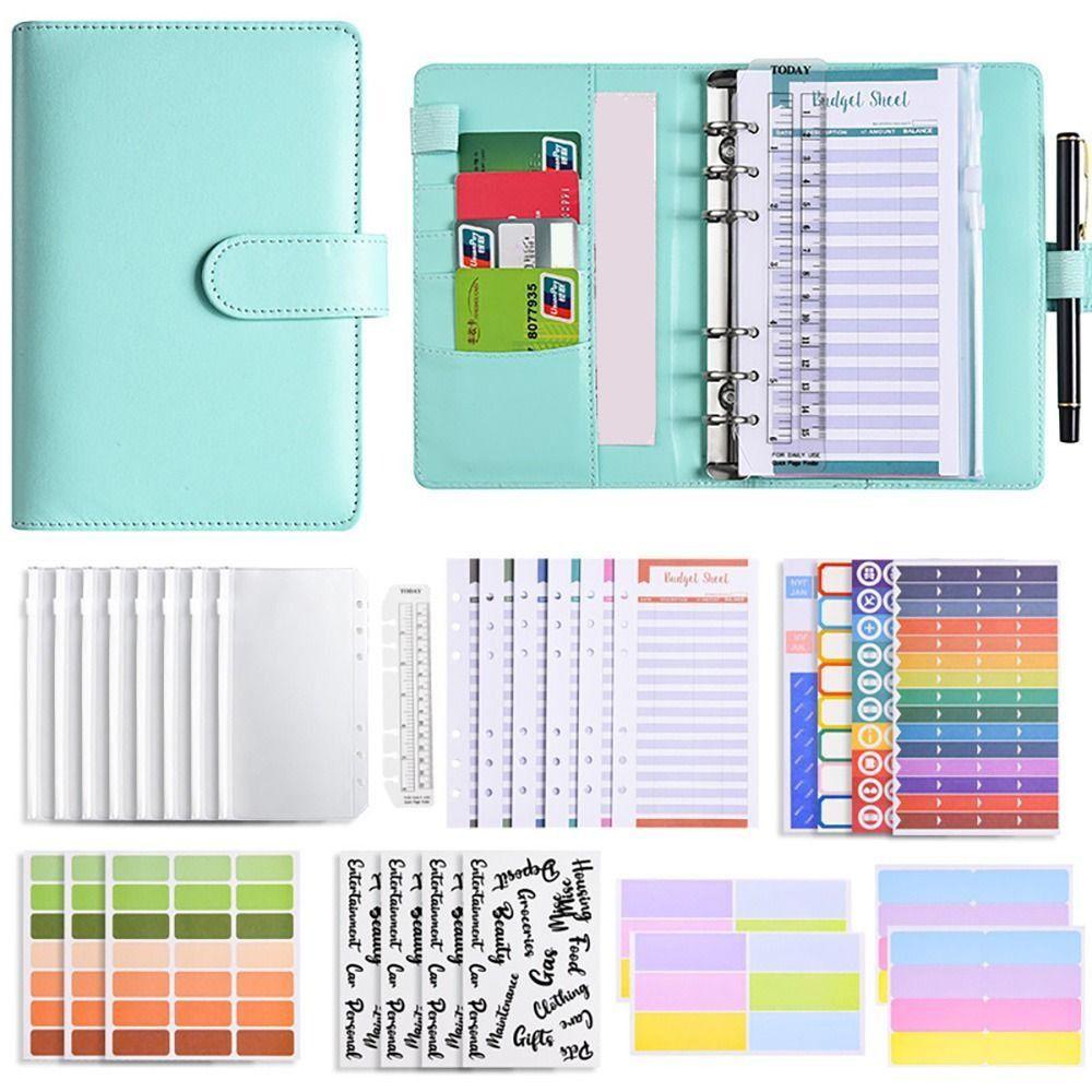 Expense Sheets Budget Binder A6 Budget Planner Organizer Money Organizer for Cash  Men Women