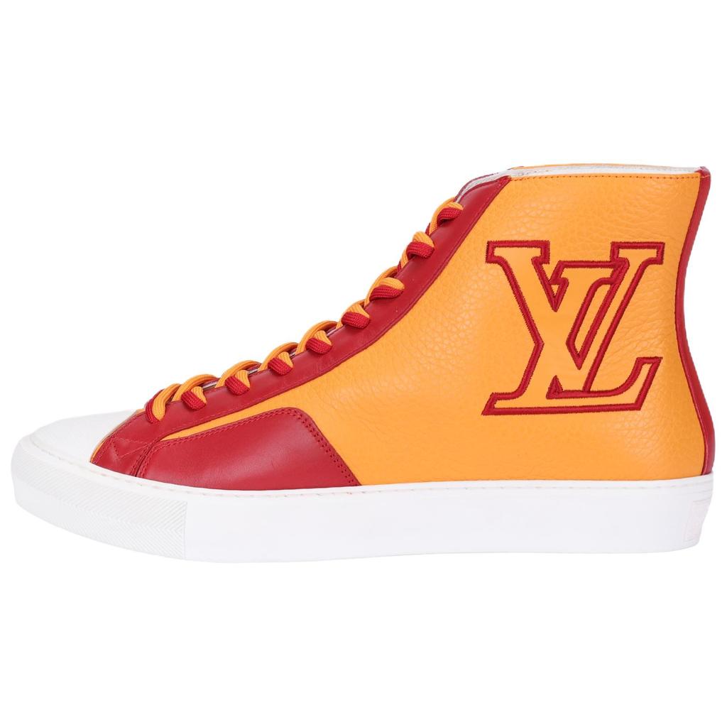 LOUIS VUITTON Tattoo Ankle Sneakers 'Orange Red' 1A8XX5
