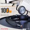 Ultra-Thin 3-in-1 Retractable Data Cable for Apple, Huawei, Xiaomi - Super Fast Charging