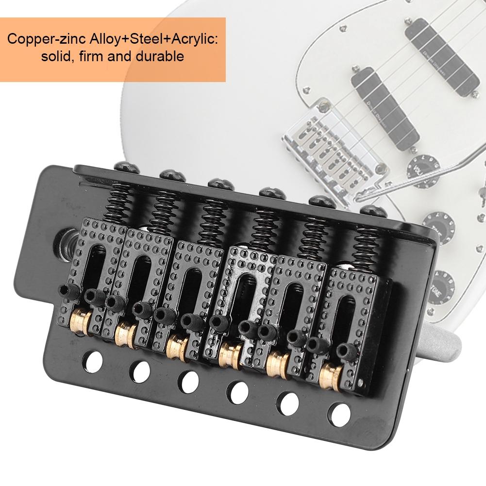 Tremolo System with Roller Single Locking Vibrato Bridge Tailpiece for ST Guitar