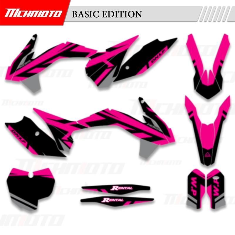 MCHMFG For KTM SX SXF XC XCF 2013 2014 2015 EXC XCW 2014 2015 2016 Graphics Decals Stickers Kits Number Name Background