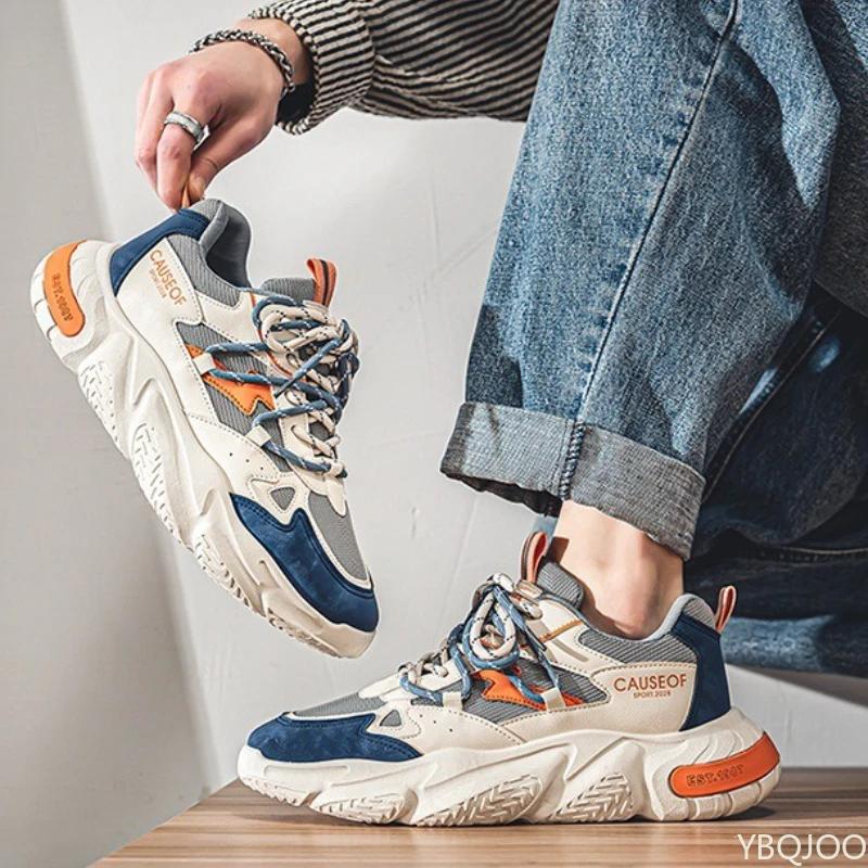 Men's New Summer Mesh Casual Versatile Height Increasing Shoes Breathable Comfortable Sports Shoes Men's Running Shoes