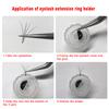 100Pcs Disposable Eyelash Ring Holder Eyelash Extension Glue Adhesive Stand