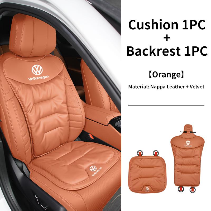 sax43Car Seat Soft Velvet Cushion Plush Non-slip Cover Front Rear Seat Cover For Volkswagen VW Golf 4 6 7 GTI Tiguan Passat B5 B7 MK5