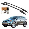 Roof Rails TOYOTA RAV-4 SUV 2006-2013 Black Aluminum Solid Durable