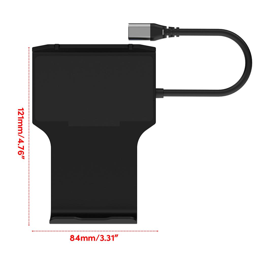 Suitable For SteamDeck Docking Station 5 in 1 Dock Holder Hub USB C to 4K@60Hz HDMIcompatible Charging Base Accessories