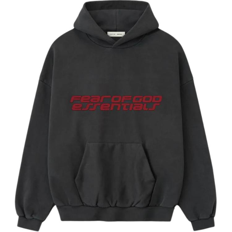 Fear of God Essentials Heavy Fleece 90s Hoodie Iron Grey Men Tops 192HO256562F