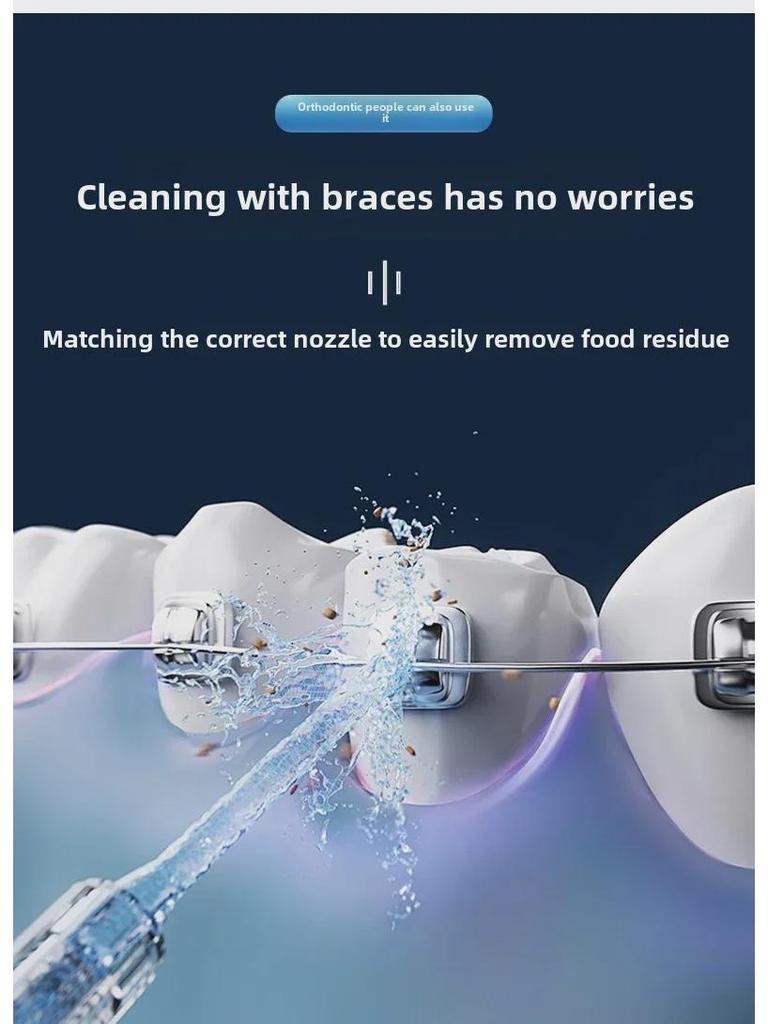 Portable High-Efficiency Electric Mini Water Flosser with 5 Modes