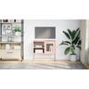 Pink TV Stand 68 X 39 X 60.5 Cm Steel