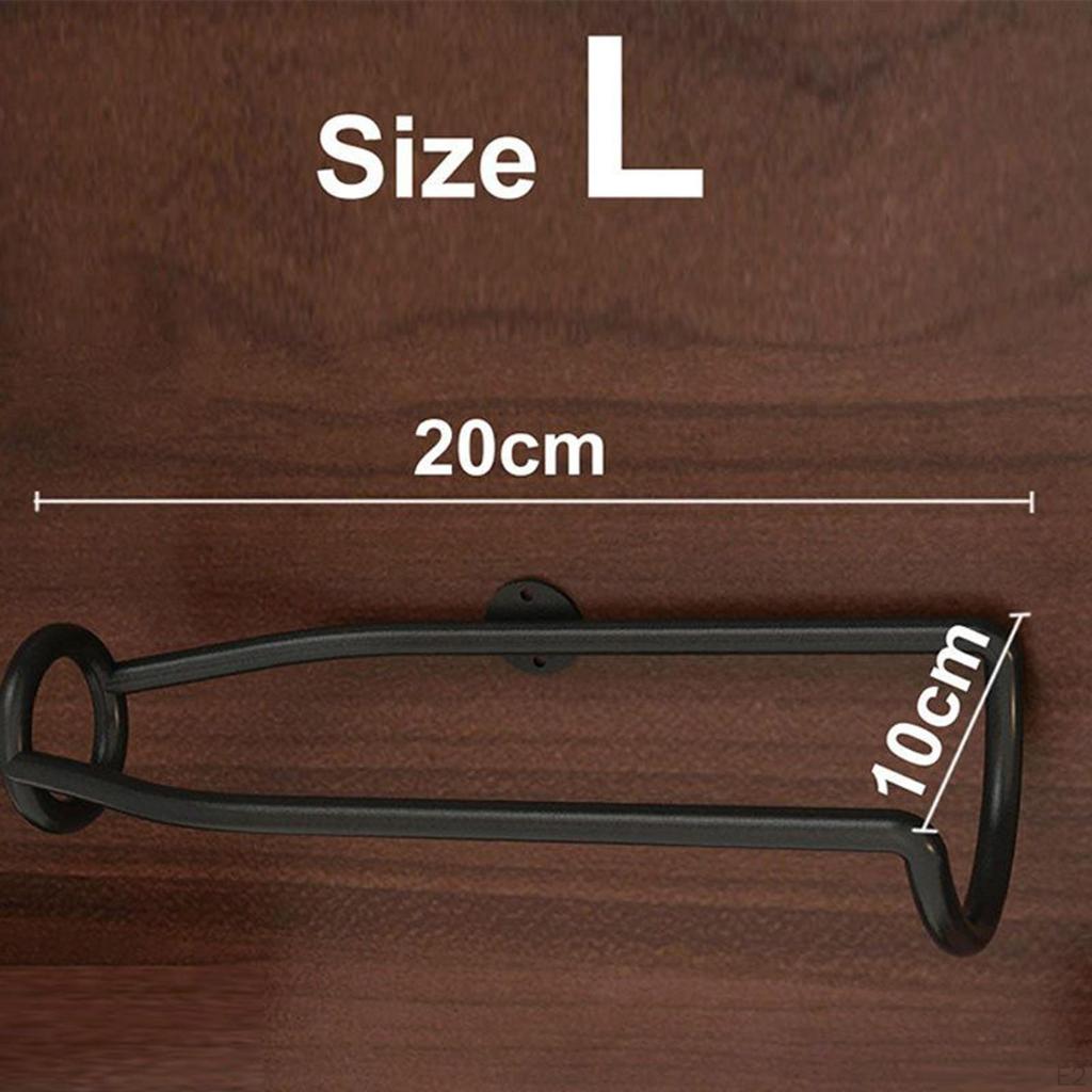 Iron Wall Mounted Wine Rack Single Creative Decorative Hanging