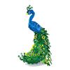Non-Toxic 807Pcs Beautiful Peacock Building Blocks Set 3D Models Animals Birds Kids Toys New Year Decorations Gifts Sets