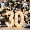 91,5CM Riesige LED-Zahlen-Lichtrahmen 1. Geburtstag Party Dekoration Kinder Hochzeit 30. 50. 60. Geburtstag Partyzubehör Babyparty