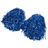 2PCS Cheer ing Pom Poms with Hard Handle Handheld Party Shakers for Dance School Sports Games Team Spirit Cheer Blue