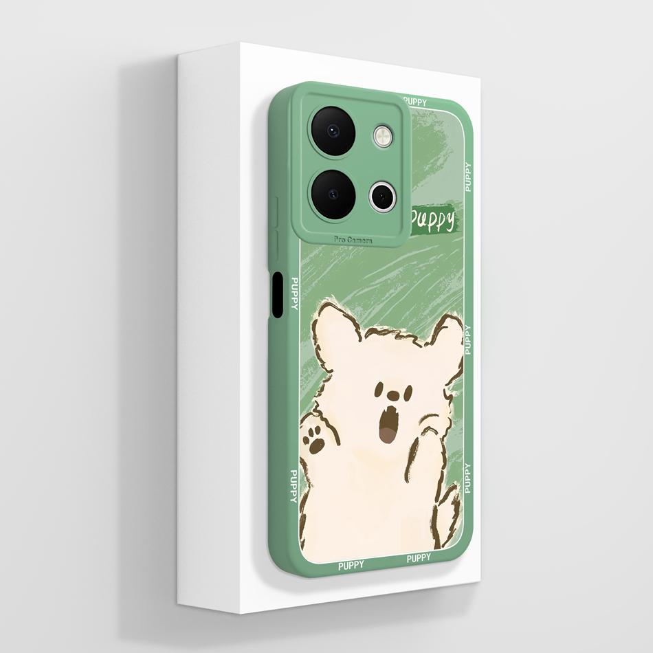 For Vivo Y36 4G 5G Case Soft Candy Painted Cover For Vivo Y 36 Premium Liquid Silicone Anti Drop Full Protection Back Cover Gift