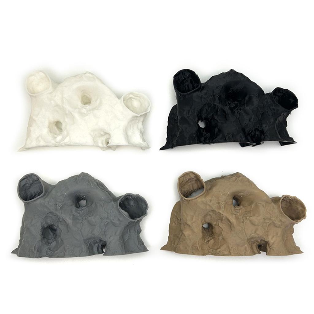 Natural Textured Aquariums Cave Decoration With Multiple Entries For Fish Shrimp Safety And Tanks Environment Enrichment