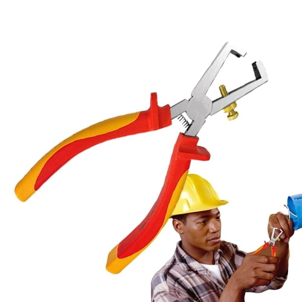 6-Inch Size Wiring Tool Heavy Duty Wire Cutter Dividing Function Wire Stripper Repair Work