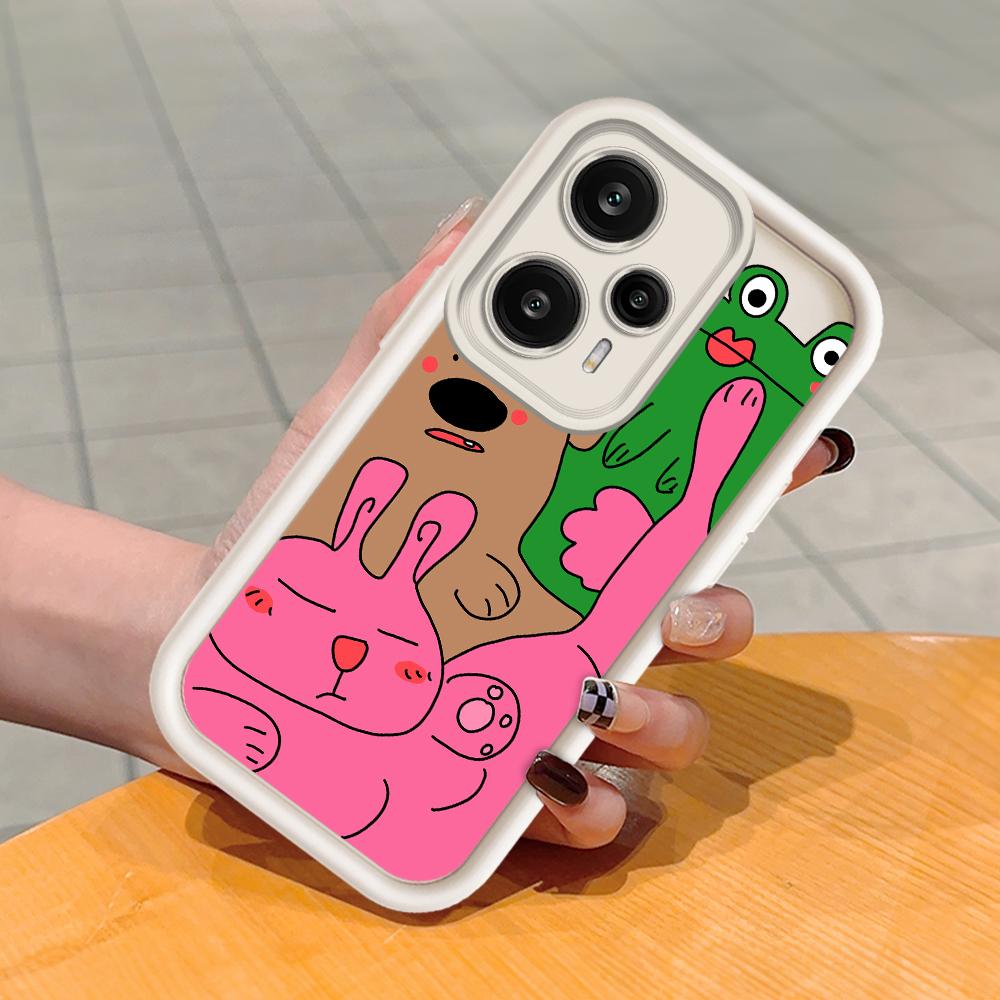 

Мягкий силиконовый квадратный чехол с рисунком лестницы для телефона, полное покрытие, противоударный защитный резиновый чехол для камеры для Xiaomi Redmi Xiaomi 12 Lite белый