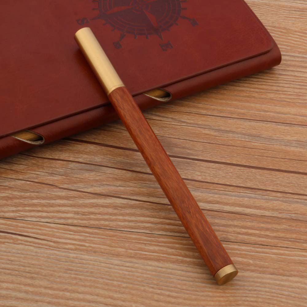 Writing Tools Stationery Ballpoint Wood Rollerball Pen Brass Pen Metal Gel Pen Roller Ball Pen