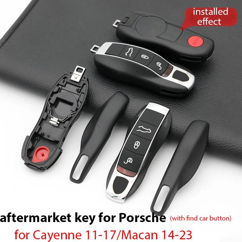 Car Key Case Housing Replacement Remote Key Repair Accessories For Porsche Cayenne Macan Boxter 718 Panamera 911