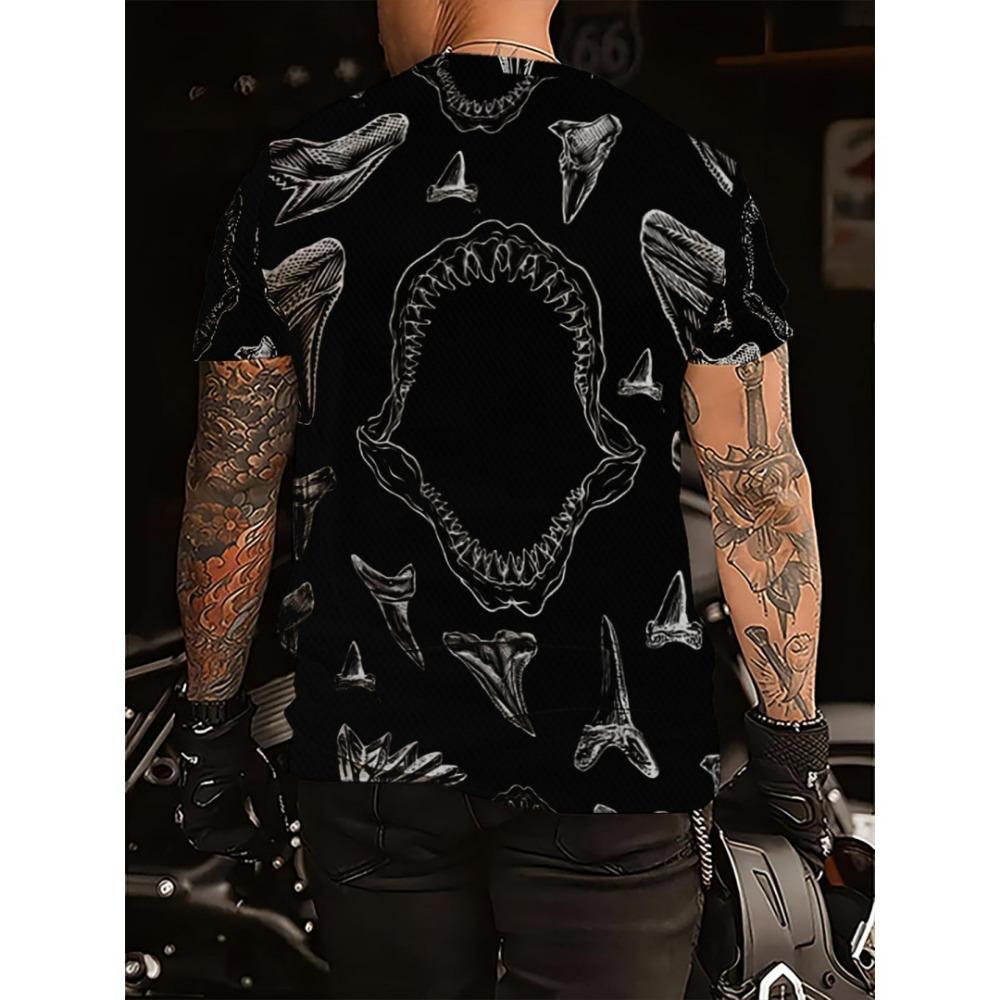 2026 Europäisches und Amerikanisches Neues Lässiges Bedrucktes Herren-T-Shirt Street Trend Kurzärmeliges Vielseitiges T-Shirt