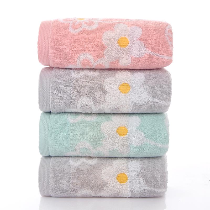 Pure Cotton Logo Towel - Absorbent, Thick, Soft, Embroiderable Face Wash Towel 34x74