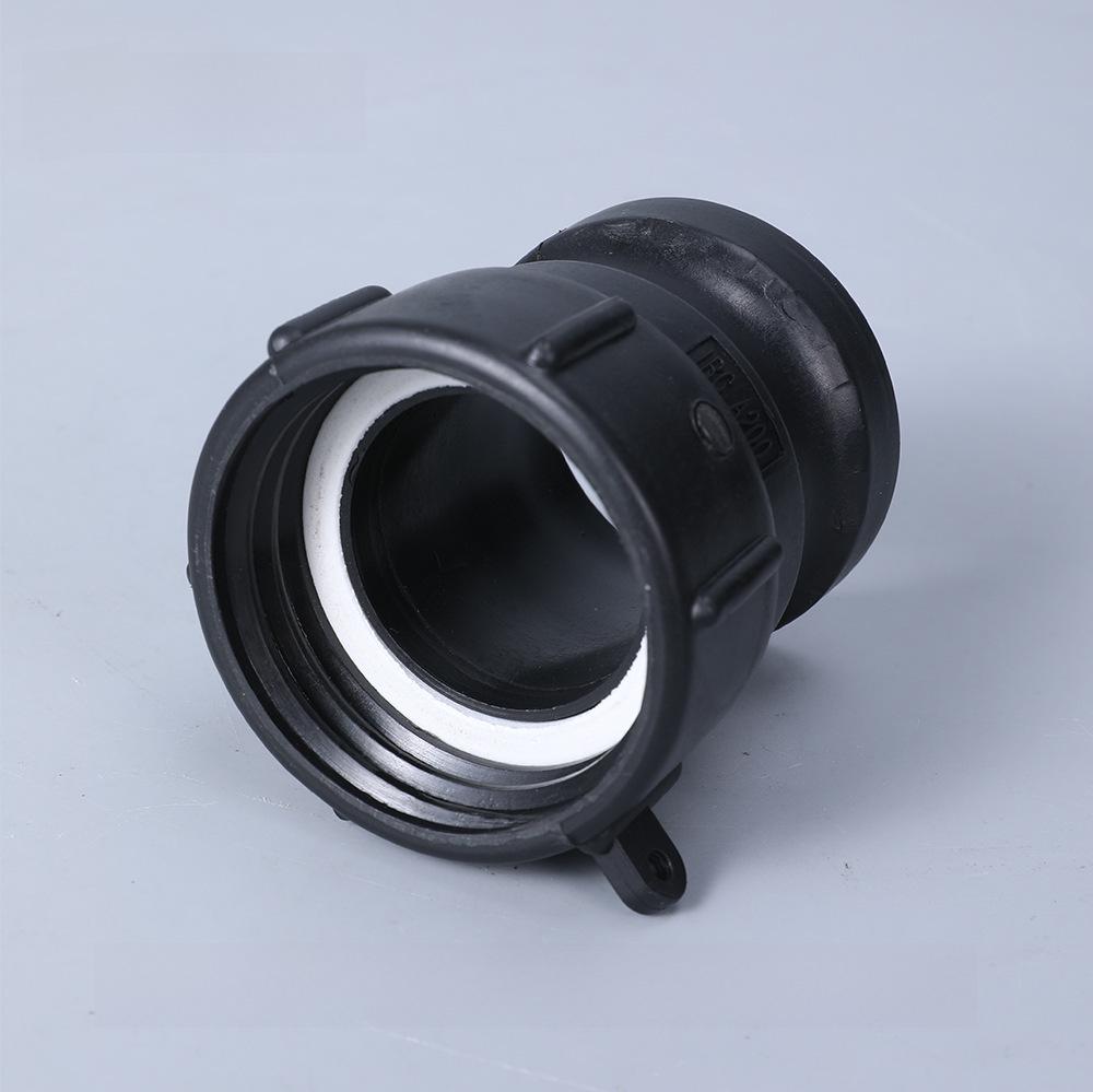 60mm Wire To 2" Male IBC Barrel Adapter with C-Type Quick-Connect