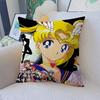 S-Sailor M-Moon Girl Anime Pillow Gift Home Office Decoration Pillow Bedroom Sofa Car Cushion Coverpillow Case
