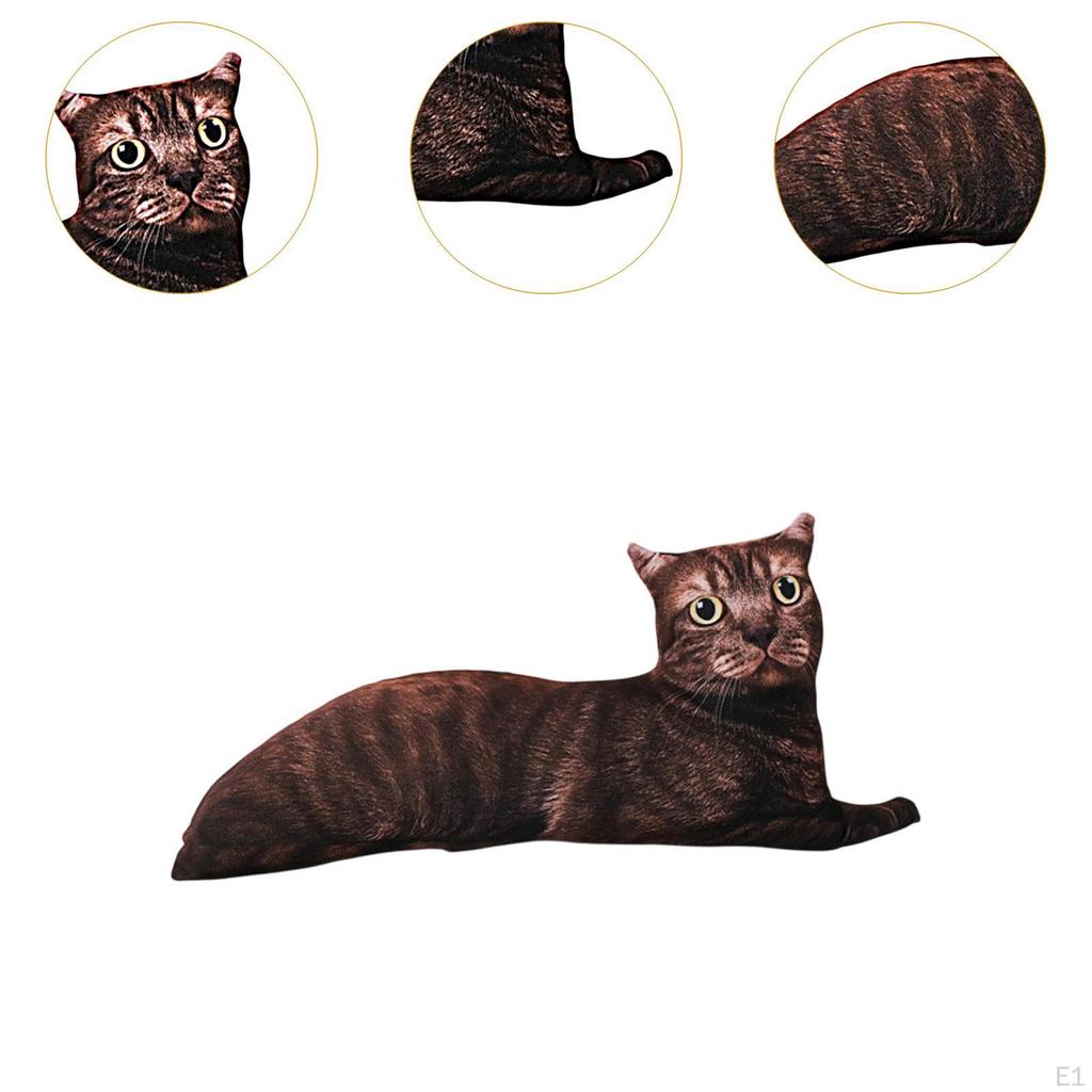 Cat Design Throw Pillow for Car Sofa Bedroom Decorative Use