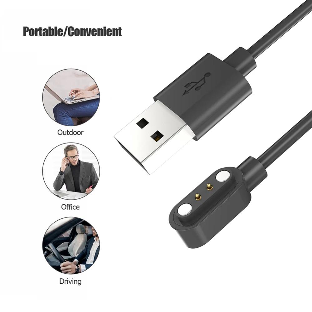 USB Magnetic Suction Charging Wire For Crystal 2 Replacement Smart Watch Charger Cord Accessories Charger Dock Equipment