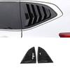 Car Accessories For Honda CR-V CRV 2018    2022 Glossy Black Rear Window Side Vent Shutter Louver Cover Trim 2pcs